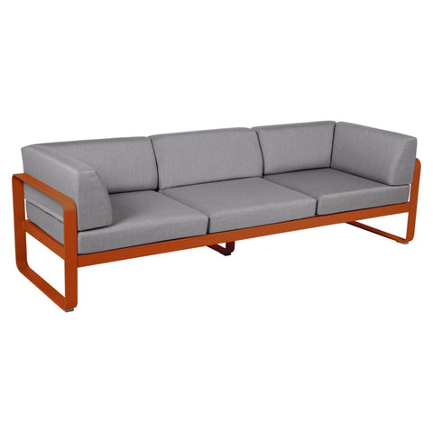 Sofá club BELLEVIE para 3 personas de la marca francesa Fermob. Comprar Fermob online. Rincón del Mueble