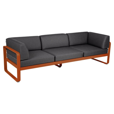 Sofá club BELLEVIE para 3 personas de la marca francesa Fermob. Comprar Fermob online. Rincón del Mueble