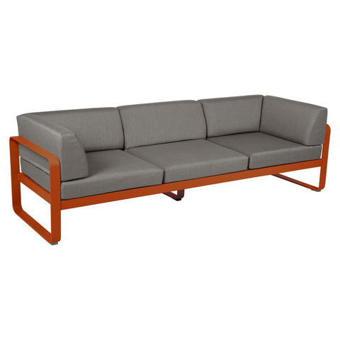 Sofá club BELLEVIE para 3 personas de la marca francesa Fermob. Comprar Fermob online. Rincón del Mueble