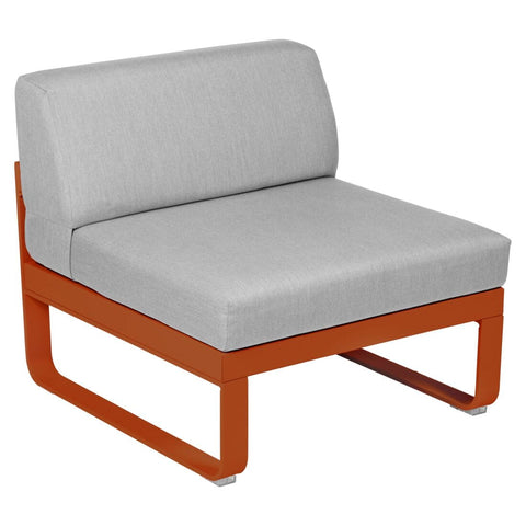 Módulo central BELLEVIE 1 plaza. Rincón del Mueble RDM Madrid España. Colección Bellevie de la marca FERMOB. Comprar online mobiliario exterior e interior Fermob.