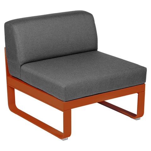 Módulo central BELLEVIE 1 plaza. Rincón del Mueble RDM Madrid España. Colección Bellevie de la marca FERMOB. Comprar online mobiliario exterior e interior Fermob.
