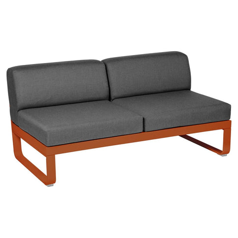 Módulo central BELLEVIE 2 plazas. Rincón del Mueble RDM Madrid España. Colección Bellevie de la marca FERMOB. Comprar online mobiliario exterior e interior Fermob.