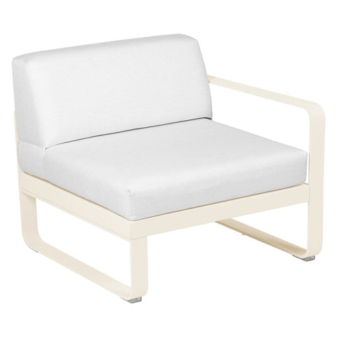 Módulo derecho BELLEVIE 1 plaza. Rincón del Mueble RDM Madrid España. Colección Bellevie de la marca FERMOB. Comprar online mobiliario exterior e interior Fermob.