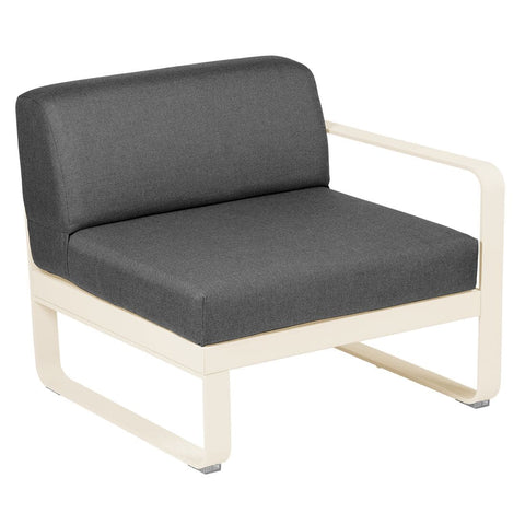 Módulo derecho BELLEVIE 1 plaza. Rincón del Mueble RDM Madrid España. Colección Bellevie de la marca FERMOB. Comprar online mobiliario exterior e interior Fermob.