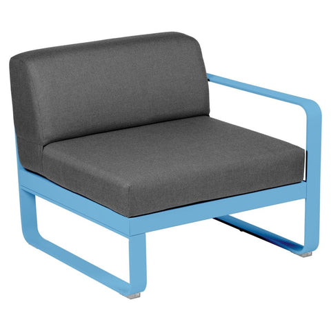 Módulo derecho BELLEVIE 1 plaza. Rincón del Mueble RDM Madrid España. Colección Bellevie de la marca FERMOB. Comprar online mobiliario exterior e interior Fermob.