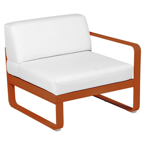 Módulo derecho BELLEVIE 1 plaza. Rincón del Mueble RDM Madrid España. Colección Bellevie de la marca FERMOB. Comprar online mobiliario exterior e interior Fermob.