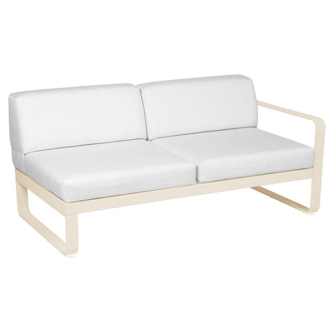 Módulo derecho BELLEVIE 2 plazas. Rincón del Mueble RDM Madrid España. Colección Bellevie de la marca FERMOB. Comprar online mobiliario exterior e interior Fermob.