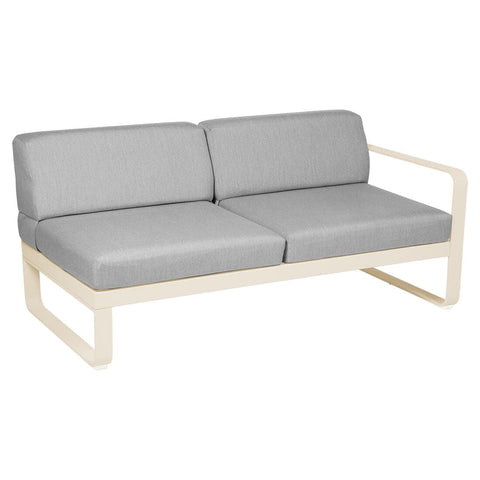 Módulo derecho BELLEVIE 2 plazas. Rincón del Mueble RDM Madrid España. Colección Bellevie de la marca FERMOB. Comprar online mobiliario exterior e interior Fermob.