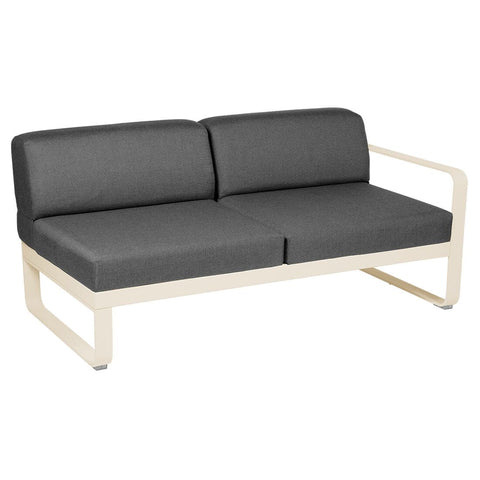 Módulo derecho BELLEVIE 2 plazas. Rincón del Mueble RDM Madrid España. Colección Bellevie de la marca FERMOB. Comprar online mobiliario exterior e interior Fermob.