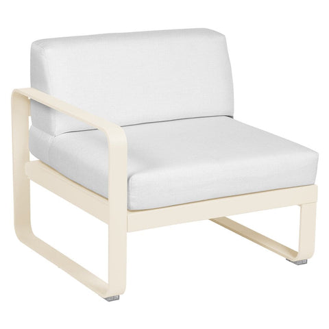 Sofá modular izquierdo BELLEVIE. Comprar Fermob online, coleccion Bellevie. Rincón del Mueble RDM Madrid España. Combinación para sofá. Modulación, personalización. Mobiliario de exterior e interior. Sofá lounge.