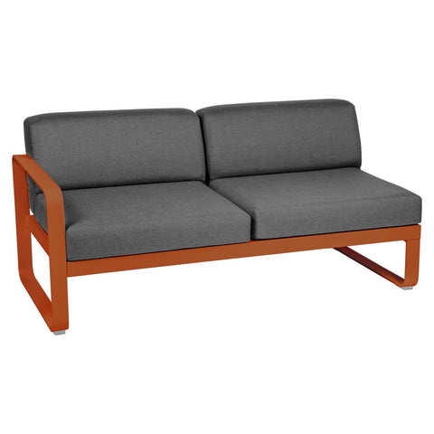 Módulo izquierdo BELLEVIE 2 plazas. Fermob. Compra online mobiliario exterior e interior, Rincón del Mueble RDM Madrid España. Colección modular para sofá