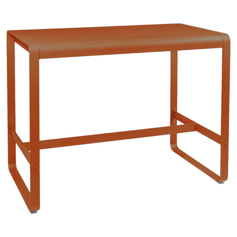 Mesa alta BELLEVIE de 105 x 80 x 140 cm de la marca francesa Fermob. Comprar Fermob online. Rincón del Mueble
