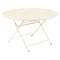 Mesa redonda CARACTÈRE Ø128cm. Colección FERMOB. Comprar mobiliario exterior e interior Rincón del Mueble RDM Madrid España. Compra online muebles,