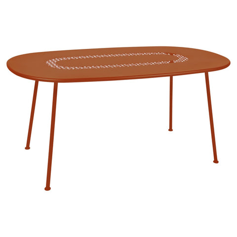 Mesa ovalada LORETTE 160x190cm, comprar online mobiliario de FERMOB en Rincón del Mueble RDM Madrid España, para exterior e interior.