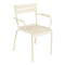 Silla con reposabrazos LUXEMBOURG de la marca francesa Fermob. Comprar Fermob online. Rincón del Mueble