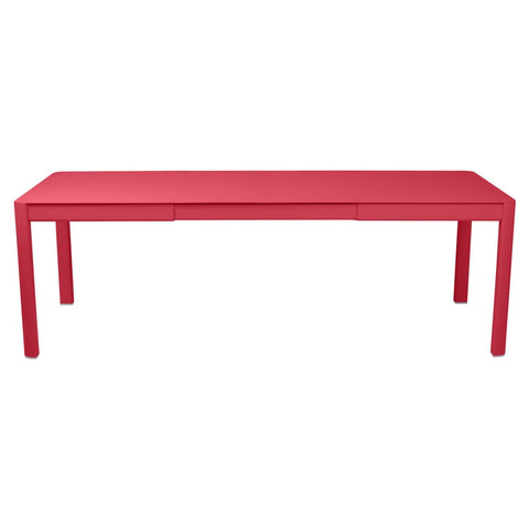 Mesa RIBAMBELLE com dois módulos extensíveis medindo 149/234x100cm