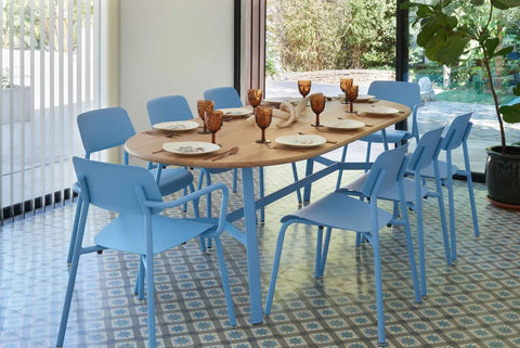 Mesa oval de carvalho SO'O 220x95cm