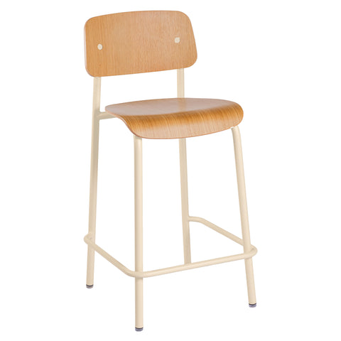 Silla alta bar Studie H65 de la marca francesa Fermob. comprar online en rincon del mueble