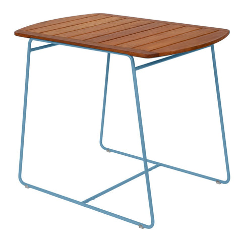 Mesa de teca SURPRISING de acero y teca de la marca Fermob. comprar online en ricon del mueble