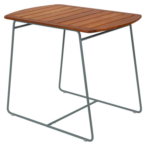 Mesa de teca SURPRISING de acero y teca de la marca Fermob. comprar online en ricon del mueble