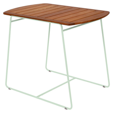 Mesa de teca SURPRISING de acero y teca de la marca Fermob. comprar online en ricon del mueble