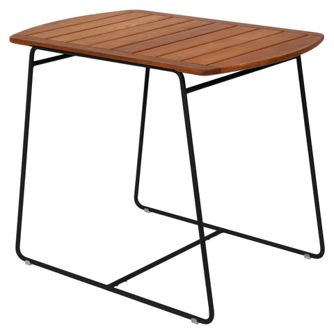 Mesa de teca SURPRISING de acero y teca de la marca Fermob. comprar online en ricon del mueble