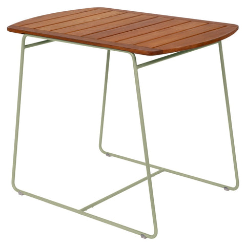 Mesa de teca SURPRISING de acero y teca de la marca Fermob. comprar online en ricon del mueble