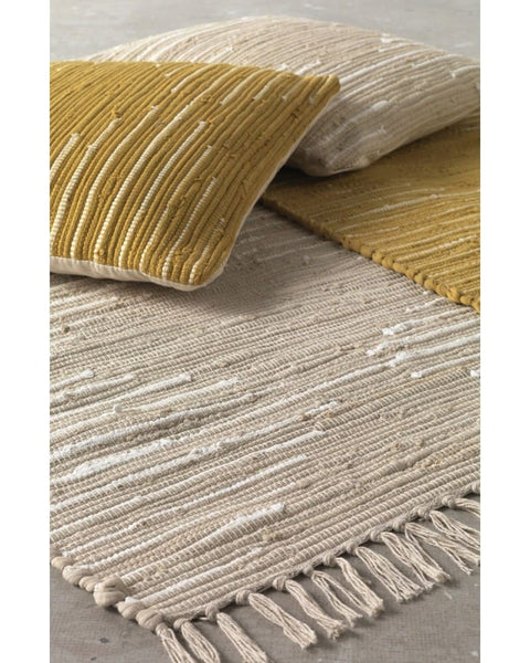 Alfombra de algodón FLORENCIA de 60x120cm RINCON DEL MUEBLE MADRID