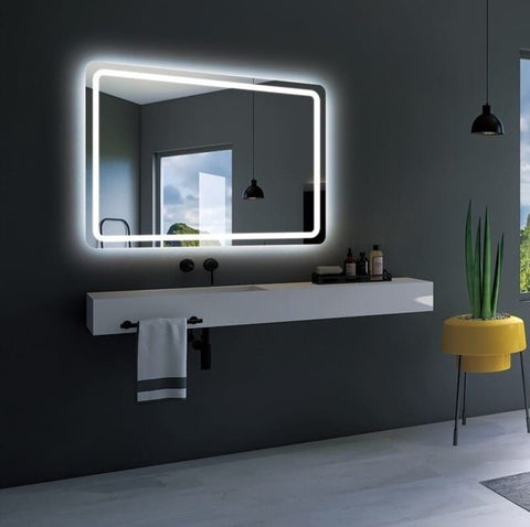 Espejo GRECIA con iluminación LED y función antivaho ledimex Rincón del Mueble RDM Madrid