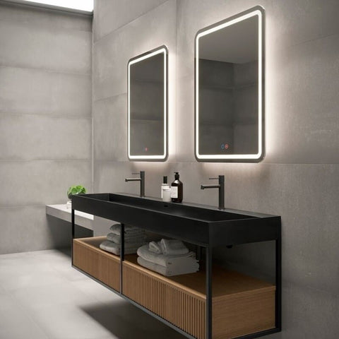 Espejo GRECIA con iluminación LED y función antivaho ledimex Rincón del Mueble RDM Madrid