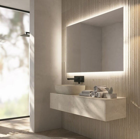Espejo SUECIA con iluminación LED retroiluminado RDM Madrid Rincón del Mueble Ledimex