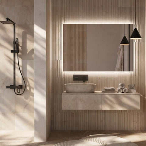 Espejo SUECIA con iluminación LED retroiluminado RDM Madrid Rincón del Mueble Ledimex