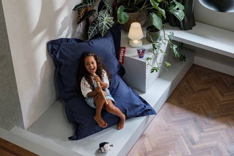 puf junior canvas recycled de la marca fatboy. comprar online en rincon del mueble