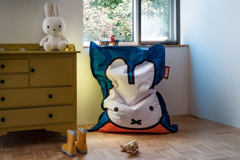 Puf junior nylon x Miffy/boris de la marca fatboy. comprar online en rincon del mueble