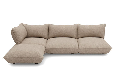 Sofa SUMO BOUCLE RECYCLED rinconera para 4 personas de la marca fatboy. comprar online en rincon del mueble