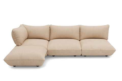 Sofa rinconera para 4 personas SUMO CORD RECYCLED de la marca holandesa fatboy. comprar online en rincon del mueble