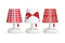 PACK Juego de 3 mini lámparas EDISON THE MINI y Mini Xmas Cappie Set RDM Fatboy Madrid