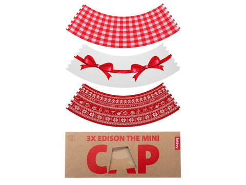 PACK Juego de 3 mini lámparas EDISON THE MINI y Mini Xmas Cappie Set RDM Fatboy Madrid