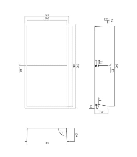 Hornacina MARSHALL 33x63cm blanco con luz led MEDIMEX RDM Rincón del Mueble Madrid