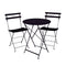 Set BISTRO Mesa Ø60cm y 2 Sillas