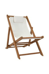 Tumbona plegable Teca NIMES de la marca RDM. Comprar Teca online. Rincón del Mueble