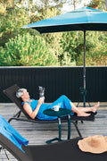 Mesa desplazada ALIZÉ de la marca francesa Fermob. Comprar Fermob online. Rincón del Mueble