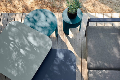 Mesa baja BEBOB de 120 x 70 x 29 cm de FERMOB en Rincón del Mueble RDM