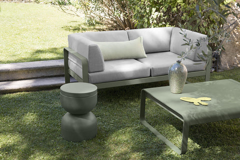 Sofá club BELLEVIE para 2 personas de la marca francesa Fermob. Comprar Fermob online. Rincón del Mueble