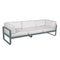 Sofá club BELLEVIE para 3 personas de la marca francesa Fermob. Comprar Fermob online. Rincón del Mueble