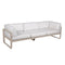 Sofá club BELLEVIE para 3 personas de la marca francesa Fermob. Comprar Fermob online. Rincón del Mueble