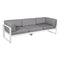 Sofá club BELLEVIE para 3 personas de la marca francesa Fermob. Comprar Fermob online. Rincón del Mueble