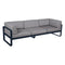 Sofá club BELLEVIE para 3 personas de la marca francesa Fermob. Comprar Fermob online. Rincón del Mueble