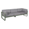Sofá club BELLEVIE para 3 personas de la marca francesa Fermob. Comprar Fermob online. Rincón del Mueble
