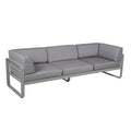 Sofá club BELLEVIE para 3 personas de la marca francesa Fermob. Comprar Fermob online. Rincón del Mueble